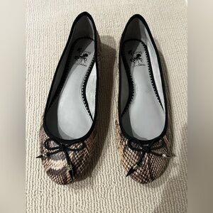 Circus by Sam Edelman Snake Print Ballet Flats